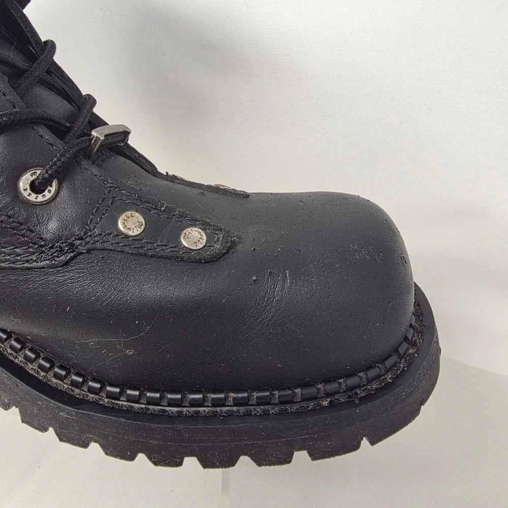 Milwaukee Motorcycle Boots Mens 11.5 MB445 Freedom Flex Black Leather Fair